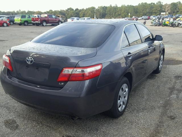 4T1BE46K89U878125 - 2009 TOYOTA CAMRY BASE GRAY photo 4