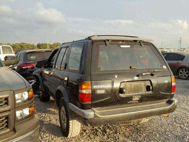 JN8AR05YXWW210107 - 1998 NISSAN PATHFINDER BLACK photo 3