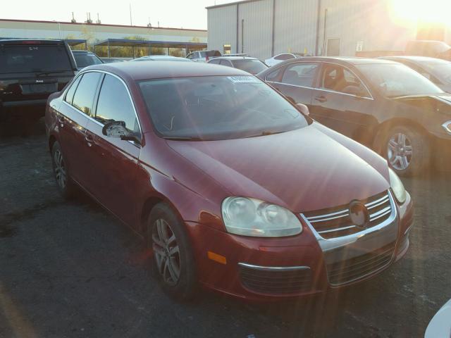 3VWRT81K46M793433 - 2006 VOLKSWAGEN JETTA TDI RED photo 1