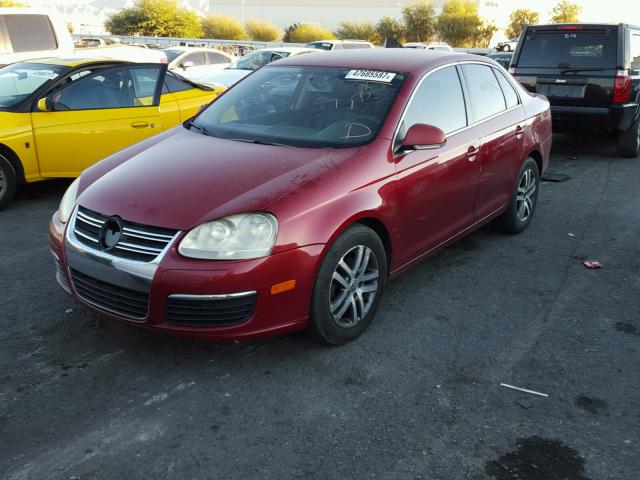 3VWRT81K46M793433 - 2006 VOLKSWAGEN JETTA TDI RED photo 2