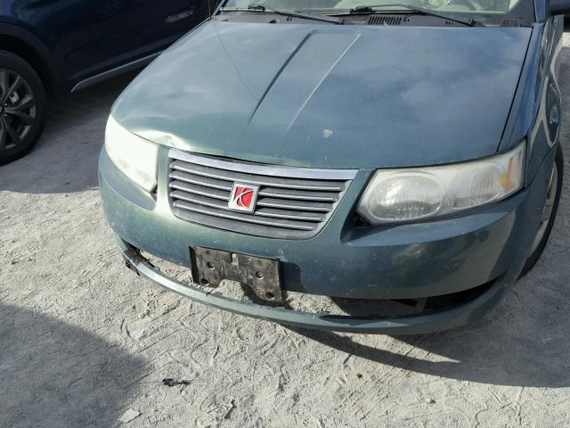 1G8AJ55F47Z100551 - 2007 SATURN ION LEVEL GREEN photo 9