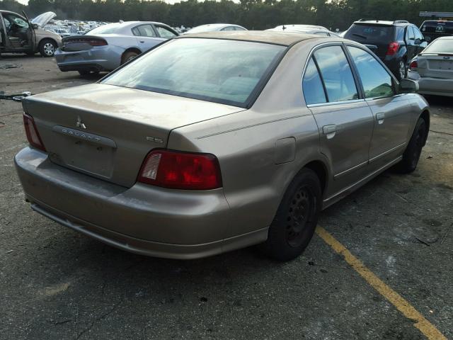 4A3AA46G63E110875 - 2003 MITSUBISHI GALANT ES GOLD photo 4