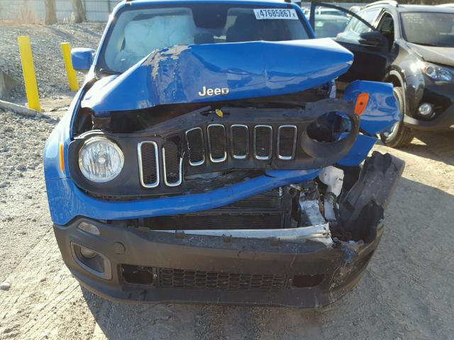 ZACCJABT0FPB61041 - 2015 JEEP RENEGADE L BLUE photo 9