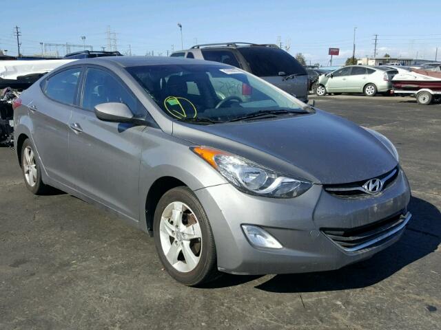 5NPDH4AE6CH151508 - 2012 HYUNDAI ELANTRA GL GRAY photo 1