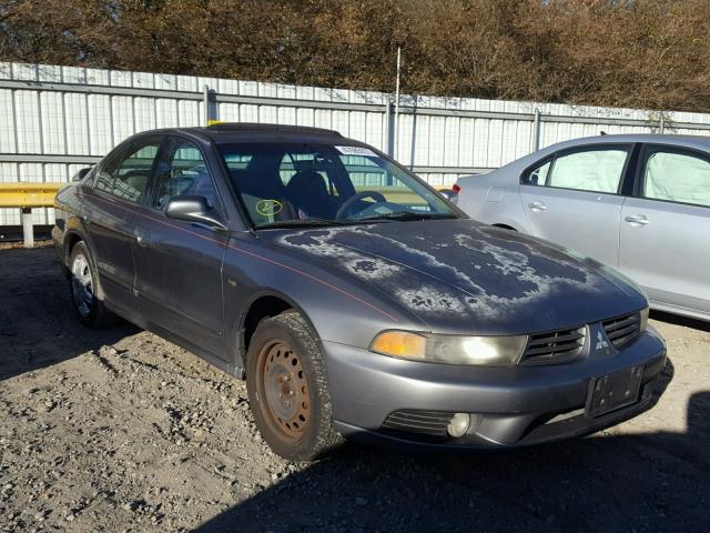 4A3AA46H22E020095 - 2002 MITSUBISHI GALANT ES GRAY photo 1