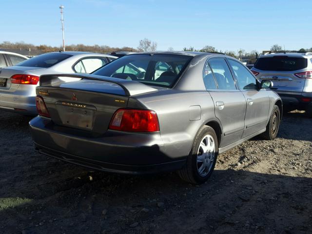 4A3AA46H22E020095 - 2002 MITSUBISHI GALANT ES GRAY photo 4