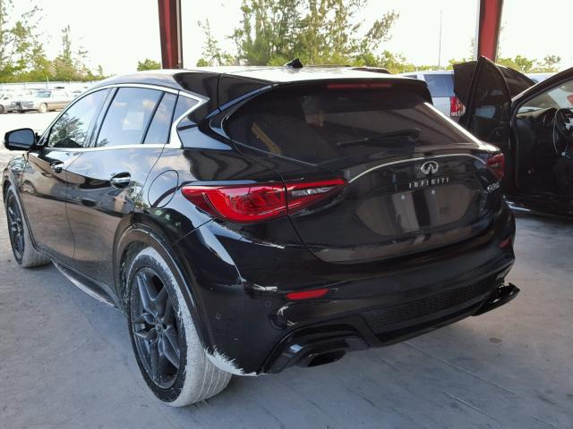 SJKCH5CP9HA026322 - 2017 INFINITI QX30 BASE BLACK photo 3