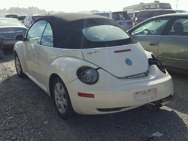 3VWRF31Y67M420040 - 2007 VOLKSWAGEN NEW BEETLE 白色 照片 3
