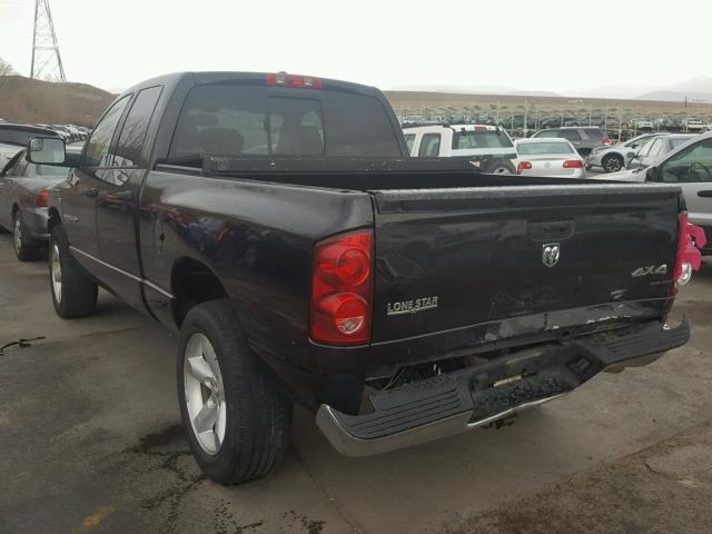 1D7HU18227J640739 - 2007 DODGE RAM 1500 S BLACK photo 3