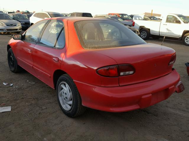 1G1JC5245X7299035 - 1999 CHEVROLET CAVALIER RED photo 3