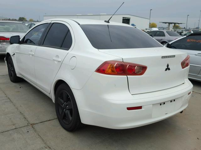 JA3AU26U78U014303 - 2008 MITSUBISHI LANCER ES WHITE photo 3