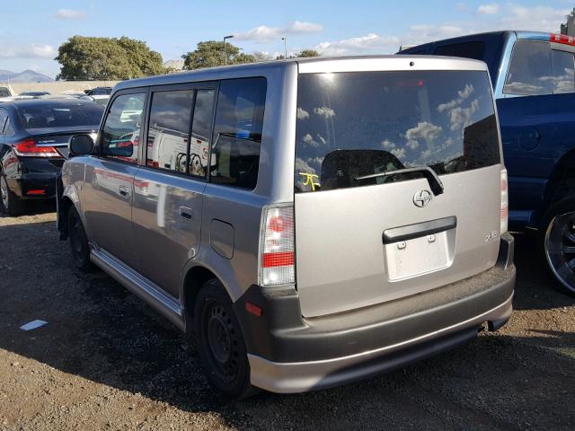JTLKT324564033096 - 2006 TOYOTA SCION XB ნაცრისფერი ფოტო 3