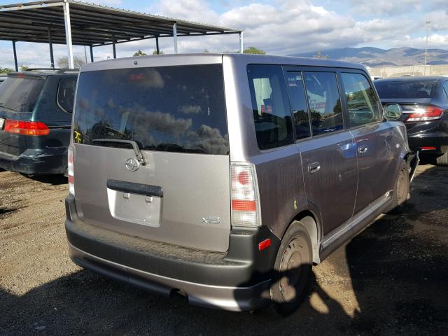 JTLKT324564033096 - 2006 TOYOTA SCION XB ნაცრისფერი ფოტო 4