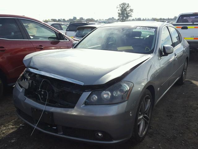 JNKBY01EX6M204445 - 2006 INFINITI M45 BASE GRAY photo 2