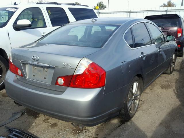 JNKBY01EX6M204445 - 2006 INFINITI M45 BASE GRAY photo 4