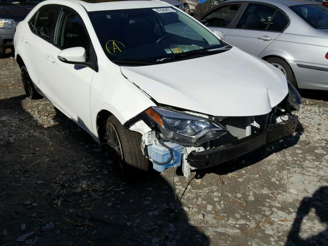 2T1BURHE2EC049263 - 2014 TOYOTA COROLLA L WHITE photo 1