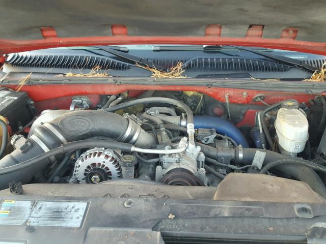 1GTHK24103E338873 - 2003 GMC SIERRA K25 RED photo 7