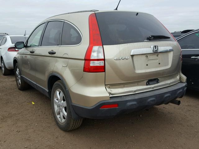 JHLRE48547C067616 - 2007 HONDA CR-V EX GOLD photo 3