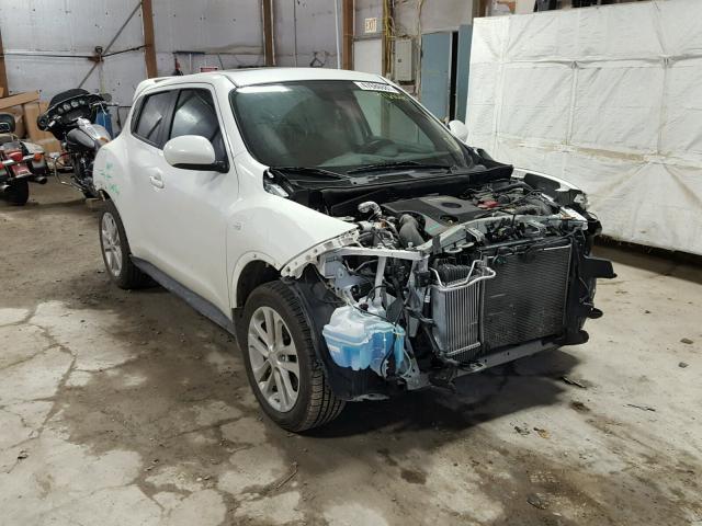 JN8AF5MV1ET358370 - 2014 NISSAN JUKE S WHITE photo 1