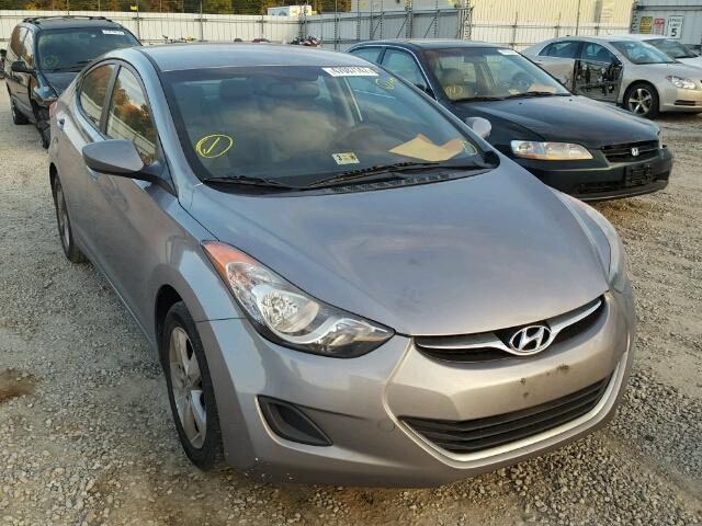 KMHDH4AE9BU113190 - 2011 HYUNDAI ELANTRA GL GRAY photo 1