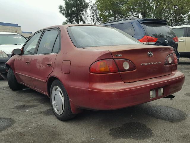 1NXBR12E52Z623473 - 2002 TOYOTA COROLLA CE RED photo 3