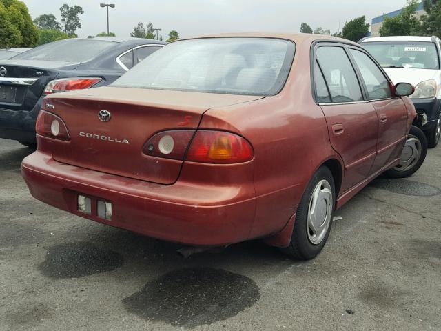 1NXBR12E52Z623473 - 2002 TOYOTA COROLLA CE RED photo 4