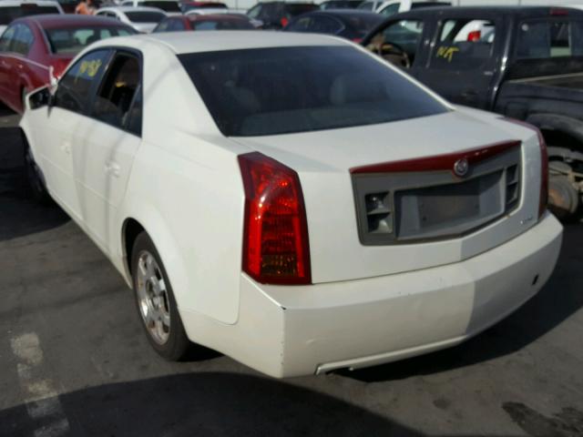 1G6DM577340105436 - 2004 CADILLAC CTS WHITE photo 3