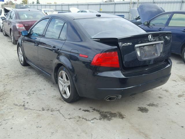 19UUA66256A066249 - 2006 ACURA 3.2TL BLACK photo 3