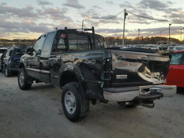 1FTWX31P06EA70807 - 2006 FORD F350 SRW S BLACK photo 3