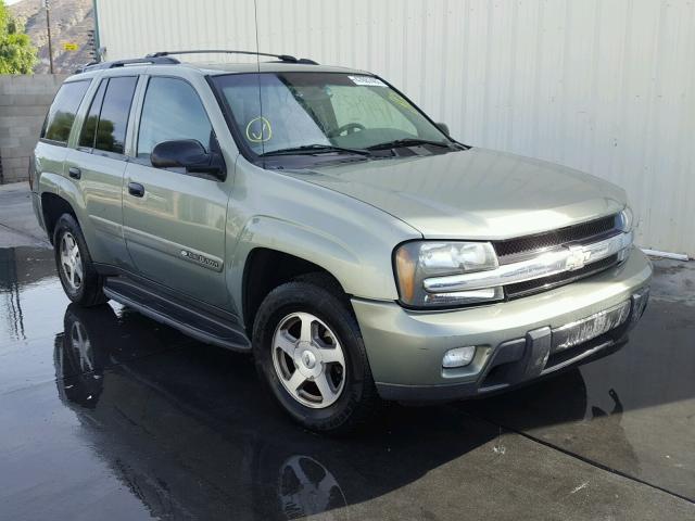 1GNDS13S832373253 - 2003 CHEVROLET TRAILBLAZE GREEN photo 1