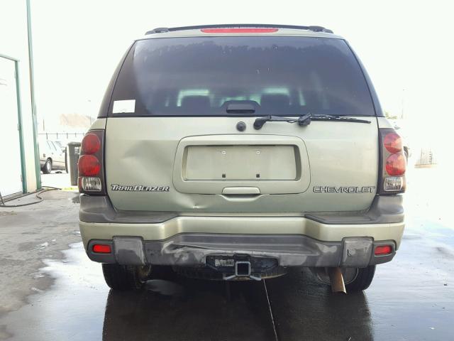 1GNDS13S832373253 - 2003 CHEVROLET TRAILBLAZE GREEN photo 9