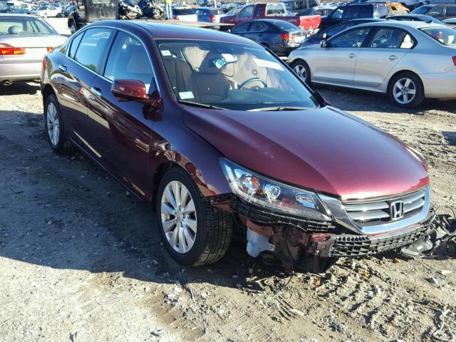 1HGCR2F85EA097503 - 2014 HONDA ACCORD EXL RED photo 1