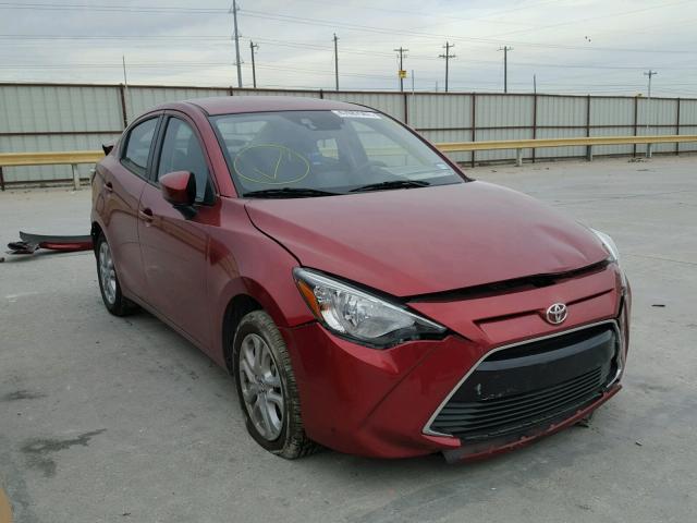 3MYDLBYV1HY170598 - 2017 TOYOTA YARIS IA RED photo 1