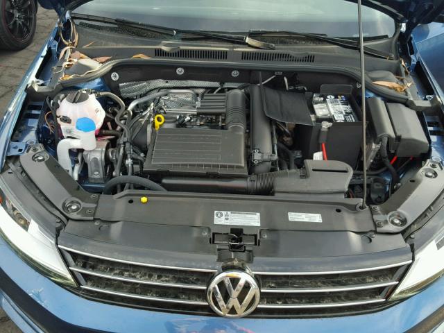 3VW2B7AJ5HM258572 - 2017 VOLKSWAGEN JETTA S 蓝色 照片 7