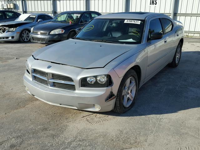 2B3KA33V39H602609 - 2009 DODGE CHARGER SX SILVER photo 2