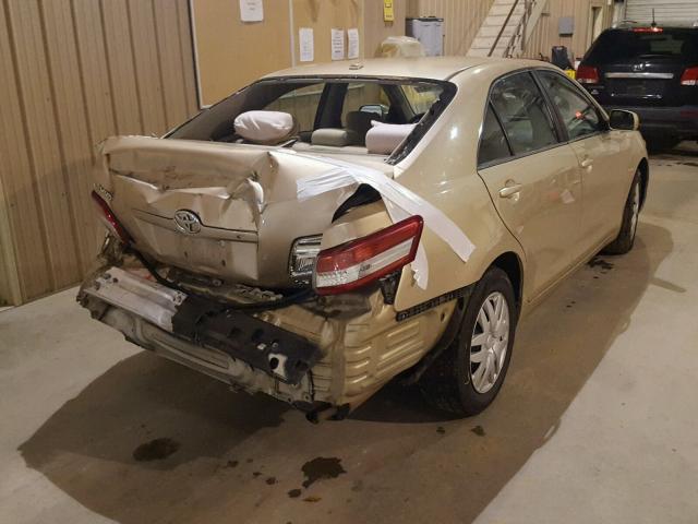 4T1BF3EK7BU716064 - 2011 TOYOTA CAMRY BASE GOLD photo 4