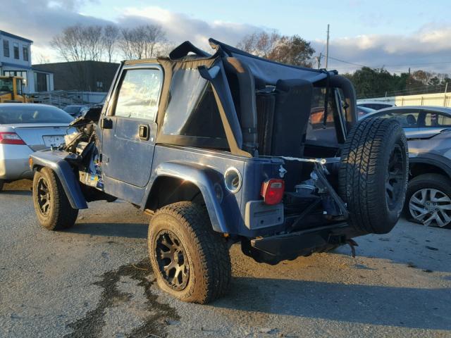 1J4FA39S93P363223 - 2003 JEEP WRANGLER C BLUE photo 3