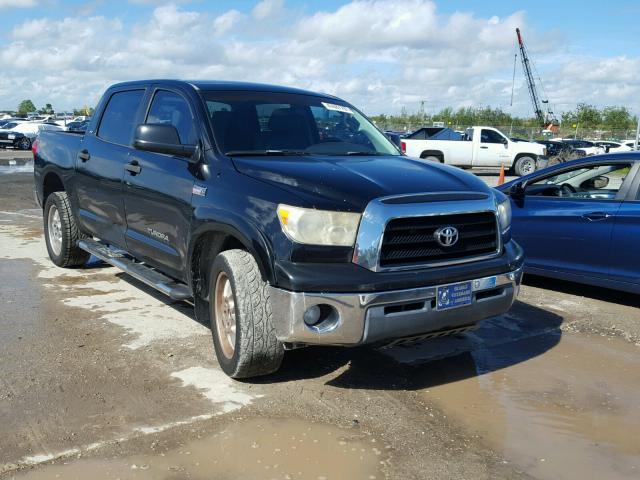 5TBEV54108S479917 - 2008 TOYOTA TUNDRA CRE BLACK photo 1