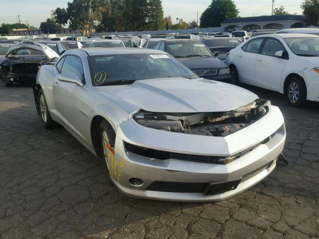 2G1FD1E39F9263411 - 2015 CHEVROLET CAMARO LT SILVER photo 1