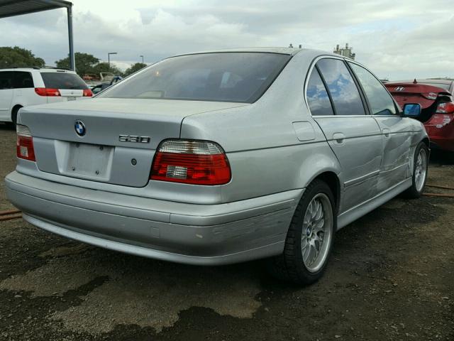 WBADT63441CF09812 - 2001 BMW 530 I AUTO SILVER photo 4