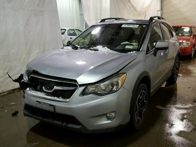 JF2GPAVC7E8205022 - 2014 SUBARU XV CROSSTR SILVER photo 2