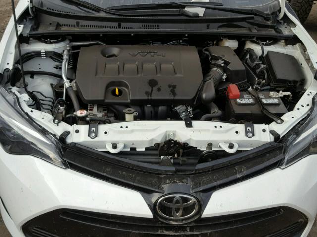 2T1BURHE4HC957587 - 2017 TOYOTA COROLLA L WHITE photo 7