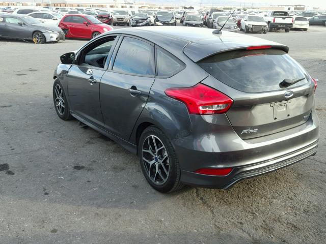 1FADP3K23GL362139 - 2016 FORD FOCUS SE CHARCOAL photo 3