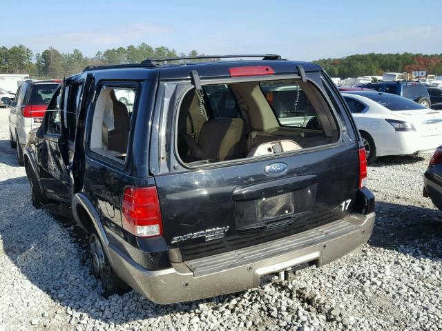 1FMFU17L04LA11374 - 2004 FORD EXPEDITION BLACK photo 3