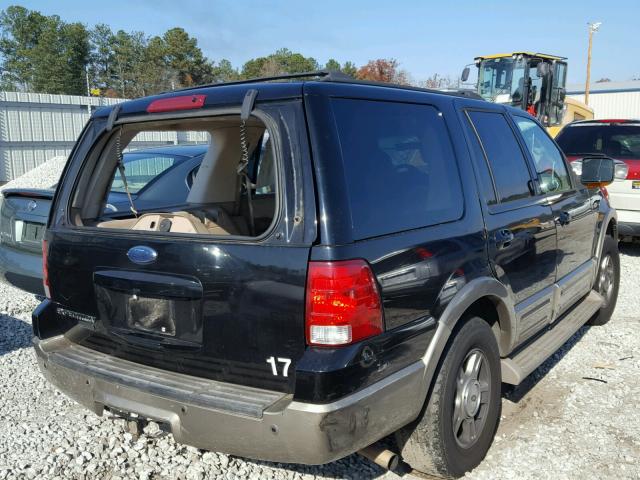 1FMFU17L04LA11374 - 2004 FORD EXPEDITION BLACK photo 4