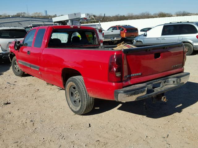 1GCEC19T53E179028 - 2003 CHEVROLET SILVERADO RED photo 3