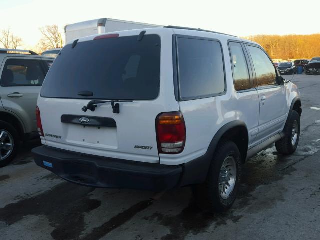 1FMYU60X7YUB04492 - 2000 FORD EXPLORER S WHITE photo 4