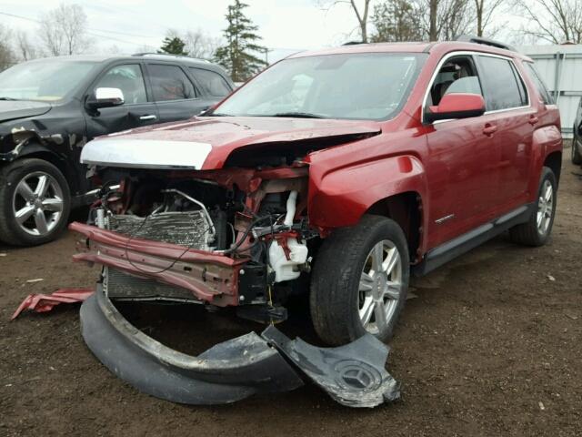 2GKALREKXE6205094 - 2014 GMC TERRAIN SL RED photo 2