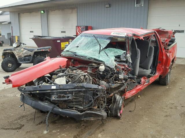 1GTDT13W12K108374 - 2002 GMC SONOMA RED photo 2