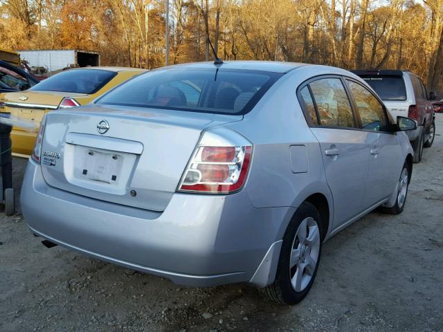 3N1AB61E78L666446 - 2008 NISSAN SENTRA 2.0 SILVER photo 4